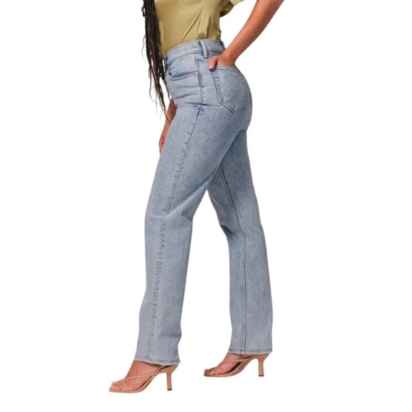Abercrombie and Fitch The 90s Straight Ultra High Rise Jeans Medium Wash 28/6 - Picture 5 of 8